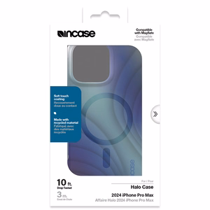 Incase Halo Case dėklas su MagSafe, skirtas iPhone 16 Pro Max, „Tidal Ocean“ spalvos