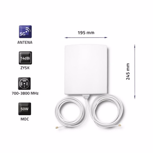 Qoltec 57022 – lauko 5G antena, 14 dBi