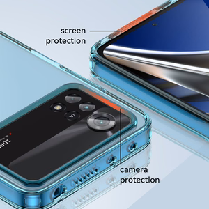 Outer Space Case dėklas telefonui Xiaomi Poco X4 Pro 5G su lanksčiu rėmu juodas