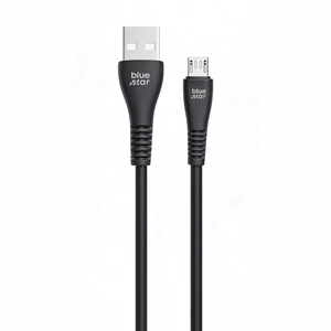 Laidas USB A į Micro USB Blue Star 2A 12W 1 m PJ-DG3-A juodas