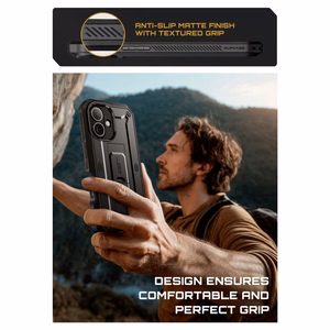 Supcase UB Pro dėklas telefonui iPhone 17 - juodas