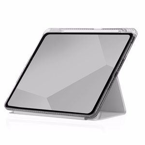 STM OPP atverčiamas dėklas, skirtas iPad Air 13" M4 (2026) / M3 (2025) / M2 (2024), pilkas
