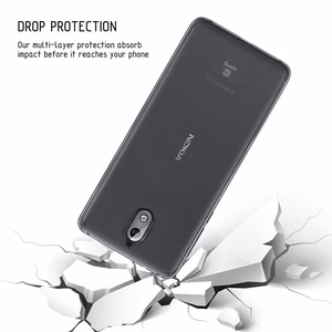 Crong Crystal Slim dėklas, skirtas Nokia 3.1, skaidrus