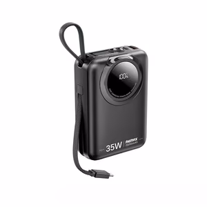 Power Bank Remax Scuba Series 20000mAh RPP-73 35W with cables black