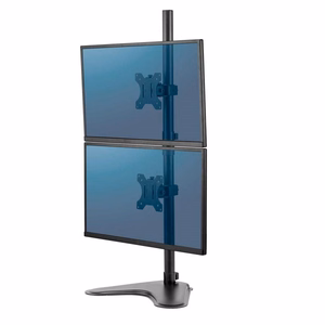Fellowes Ergonomics laisvai pastatomas laikiklis 2 monitoriams – Seasa vertikalus – buvęs Professional Series™