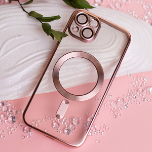 Color Chrome Mag dėklas for Samsung Galaxy A57 5G rožinio aukso