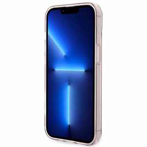 Karl Lagerfeld Permatomas Choupette Dėklas telefonui iPhone 14 Plus / 15 Plus 6.7" - rožinė