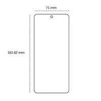 Grūdintas stiklas 2,5D Xiaomi Redmi 13 4G / 13 5G