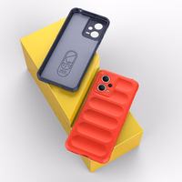 Magic Shield dėklas telefonui Xiaomi Redmi Note 12 5G / Poco X5 5G lankstus šarvuotas dėklas raudona