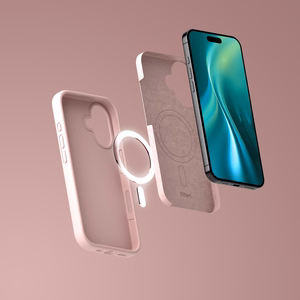 Etteri Silikoninis Mag dėklas for iPhone 17 šviesiai rožinis