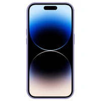 Tel Protect Dėklas telefonui su stovu + kameros stiklas Iphone 15 Pro šviesiai violetinė