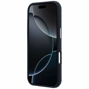 Mercedes odinis MagSafe dėklas iPhone 17 Pro Max medžio efektas - tamsiai mėlynas