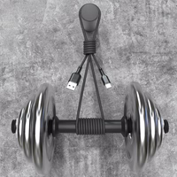 Dudao L9T 5A USB-A - USB-C kabelis 1m - juodas