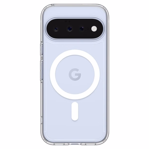 Spigen Ultra Hybrid Mag MagSafe dėklas, skirtas Google Pixel 11, skaidrus / baltas