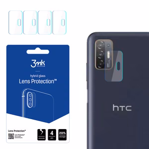 3MK FLEXIBLE GLASS LENS hibridinis stiklas PROTECT HTC DESIRE 21 PRO 5G skirtas 4 vnt. kamerai