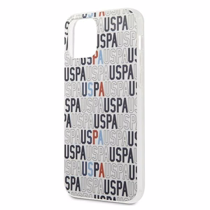 US Polo USHCP12MPCUSPA6 Logo Mania Collection dėklas, skirtas iPhone 12 / 12 Pro 6.1", baltas