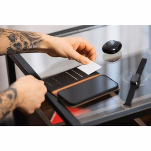 Dėklas telefonui FORCELL F-PROTECT RFID Blocker SAMSUNG S23 FE - juodas