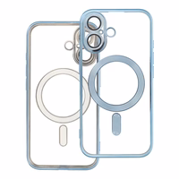 ELECTRO MAG COVER dėklas telefonui suderinamas su Magnetiniu IPHONE 16 mėlynas