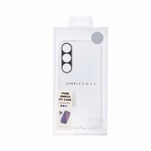 Roar Pure Simple Fit dėklas Samsung Galaxy S24 / S25 skaidrus