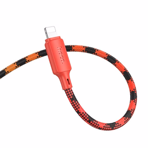Kabelis USB C į Lightning Hoco PD 27W 1 m X116 gradientinis violetinis
