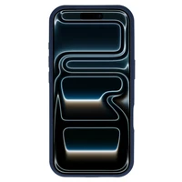 Magsafe Slim Silicone dėklas Samsung Galaxy S25 tamsiai mėlynas