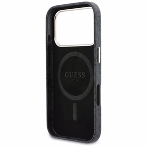 Guess 4G Script MagSafe Чехол для iPhone 17 Pro Max - чёрный