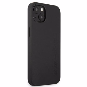 Mercedes AMG odinis karšto spaudimo dėklas iPhone 13 / 14 / 15, juodas