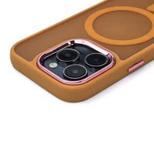 Wozinsky madingas dėklas su MagSafe Samsung Galaxy S24 FE – oranžinis