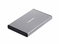 NATEC RHINO GO HDD KORPUSAS (USB 3.0, 2,5", PILKAS)