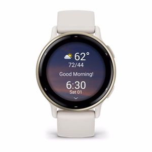 Išmanusis laikrodis Garmin Vivoactive 5 dramblio kaulo/auksinis 010-02862-11