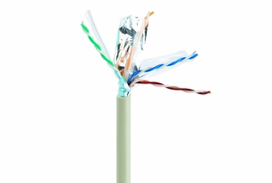 Gembird CAT6 FTP 100m tinklo laidas pilkas F/UTP (FTP)