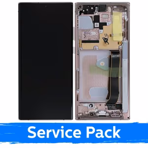 LCD ekranas suderinamas su Samsung N985 (N986) Note 20 Ultra su rėmeliu / Mystic Bronze / (Service Pack)