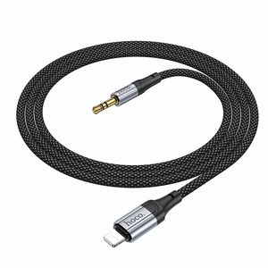 Cable AUX Lightning to Jack 3,5 mm Hoco 1 m UPA26 black