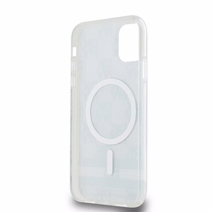 DKNY IML languoto Mono rašto ir spausdintų juostų magnetinis dėklas telefonui iPhone 11 / Xr - juodas