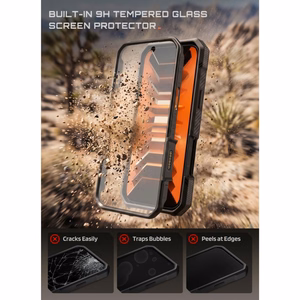Supcase Grip Pro Mag MagSafe dėklas iPhone 18 Pro / 17 Pro – juodas