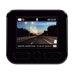 Navitel AR280 DUAL – Full HD automobilinis vaizdo registratorius su galine kamera