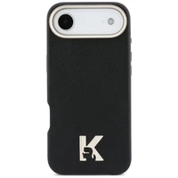 KARL LAGERFELD case for IPHONE 17 Air compatible with MagSafe KLHMP17M5PGFKHGK (PU FW W/ KHead Logo) black