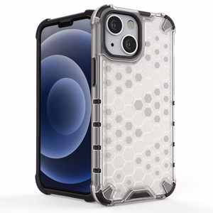 Honeycomb Case šarvu dangtelis su TPU buferiu iPhone 13 mini juodas