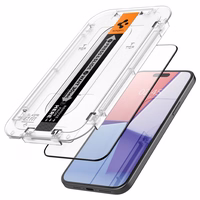 Spigen Glas.tR EZ Fit FC grūdintas stiklas iPhone 15 Plus - juodas