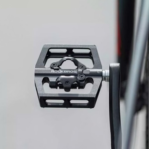 Rockbros PD15-BK aliuminio lydinio dviračio pedalai - juodi