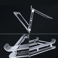 Tech-Protect ULS400 universalus sulankstomas stovas nešiojamiesiems kompiuteriams iki 17" - sidabrinis