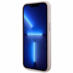 Guess GUHMP13XP4RPSP iPhone 13 Pro Max 6.7" rožinė/rožinė kietas dėklas 4G Printed Stripes MagSafe