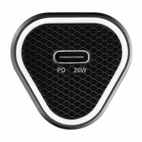 Įkroviklis automobilinis Blue Star (1xUSB-C; QC 3.0; 20W) juodas