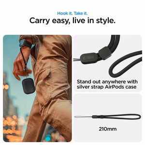 Tech-Protect NaturalFit dėklas AirPods Pro 3 juodas