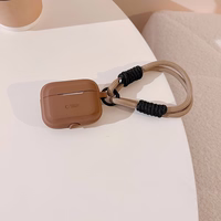 Tech-Protect silikoninis virvelės dėklas Apple AirPods Pro 1 / 2 - rudos spalvos