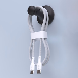 Dudao L9C Max 240W PD USB-C - USB-C kabelis 1.2m - baltas