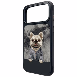 Nimmy Gentle Pets Series Dog MagSafe dėklas iPhone 17 Pro juodas