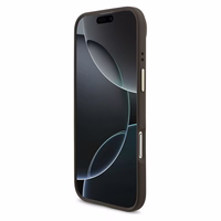 GUESS dėklas telefonui IPHONE 17 Air (PU W/ Big 4G Classic Logo) auksinis ir rudas