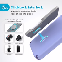 Speck Presidio2 Pro ClickLock & MagSafe - iPhone 16 Plus dėklas (Future Lavender / Cassis violetinis / baltas)