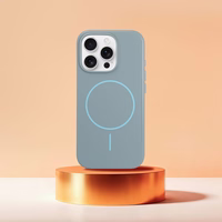 Blizgus magnetinis dėklas, suderinamas su MagSafe, IPHONE 15 PLUS mėtų